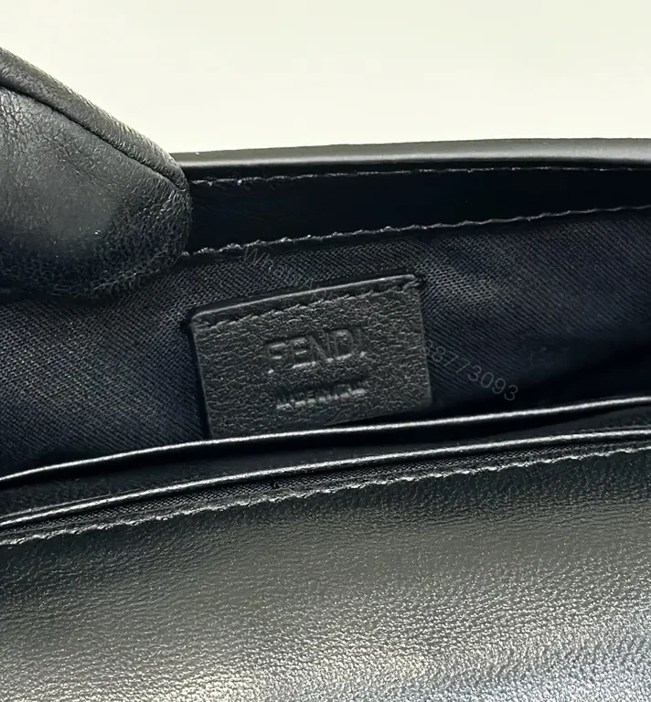 View 9 of Chic Textured Monogram Bag with Gold Hardware - Compact Luxury Bag