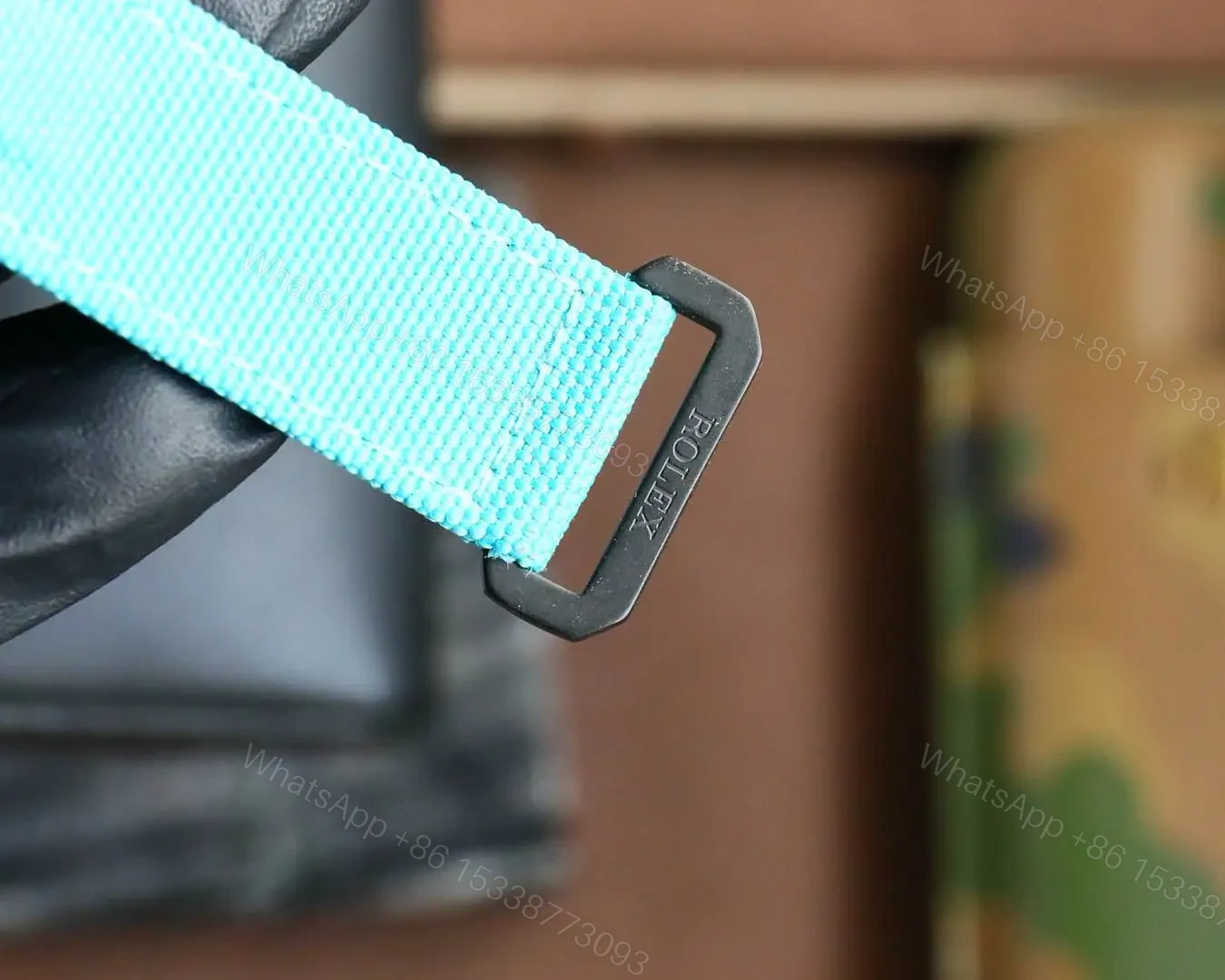 View 8 of Blaken Custom Rolex Submariner Tiffany Blue Strap 40mm RG-BLAKEN-SUB-40MM-TIFFANY-STRAP