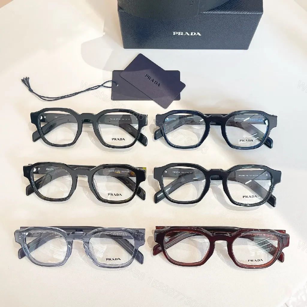 View 8 of Burgundy Acetate Eyewear: Modern Round-Square Luxury Glasses