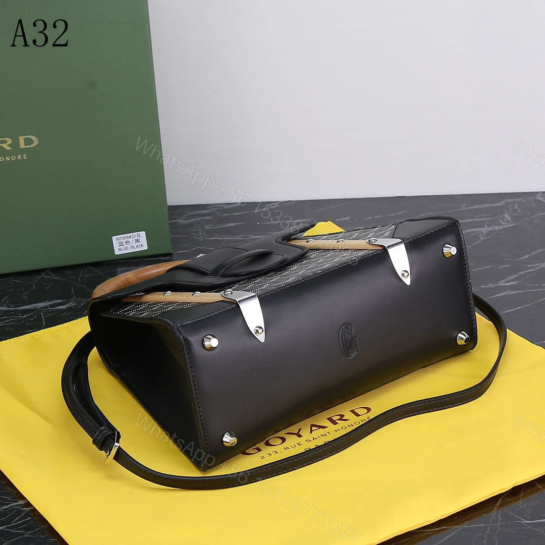 View 8 of GOYARD SAIGON PM BAG BLACK 20CM