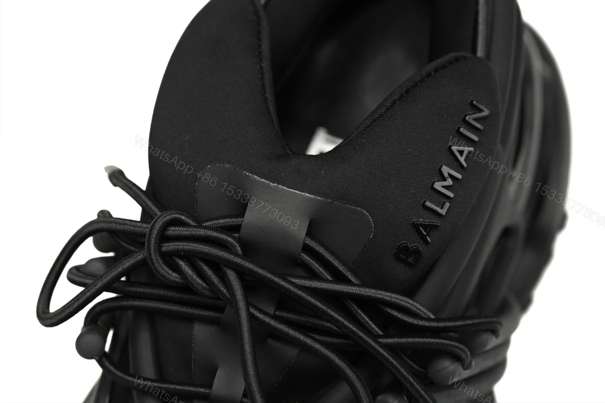 View 7 of BALMAIN Multikolor Buty sportowe Black YM1VJ309