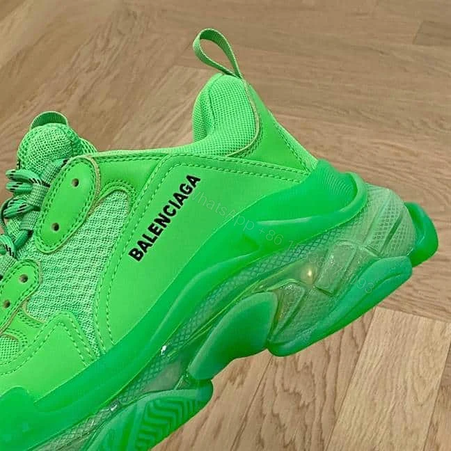 View 5 of BALENCIAGA MEN’S TRIPLE S SNEAKER CLEAR SOLE – BB196