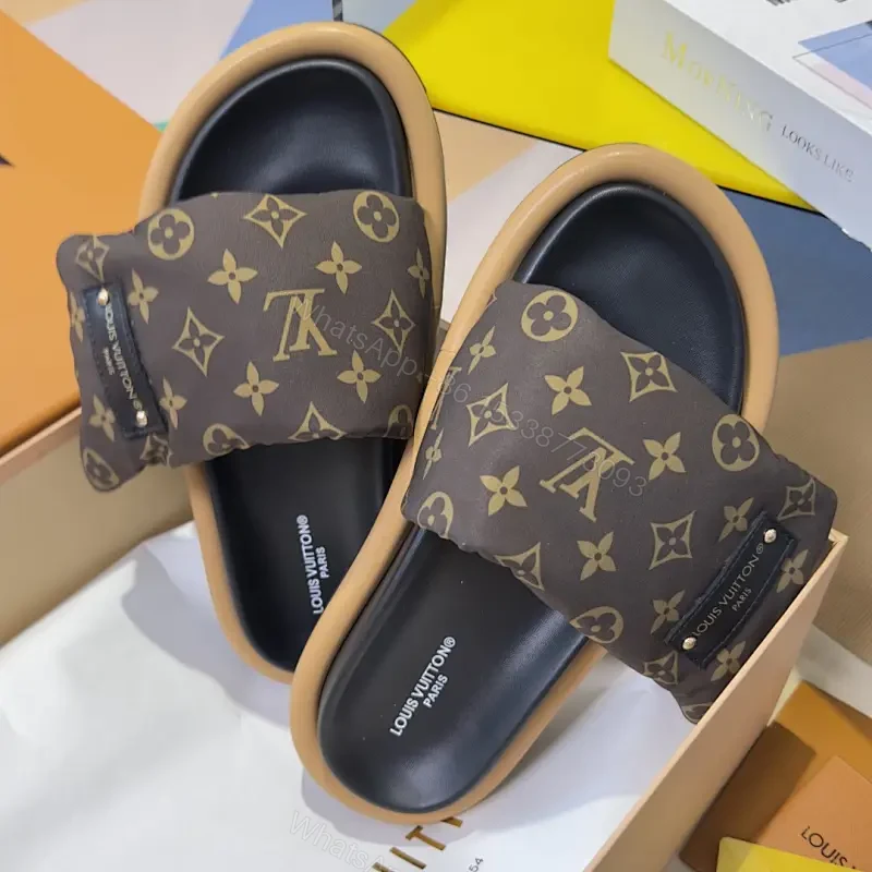 Monogram Comfort Slides: Luxe, Cushioned Everyday Wear — view 1
