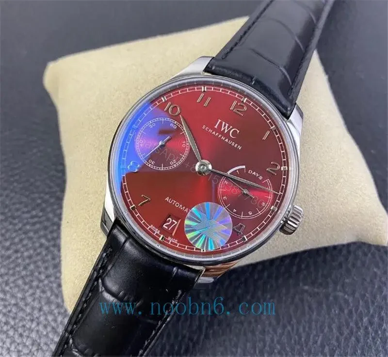 View 4 of Super Replica IWC Portugieser Red Dial Watch