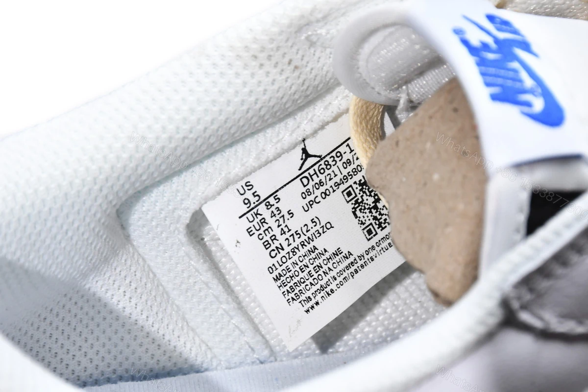 View 3 of Travis Scott x Air Jordan 1 Low WhiteBlue DM6839-186