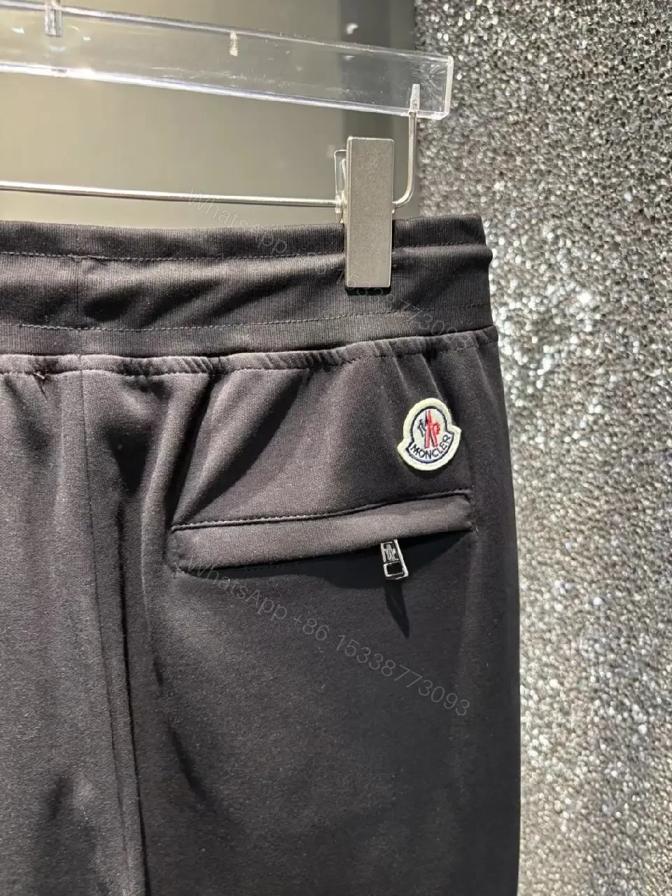 View 5 of Minimalist Black Duo: Premium Cotton-Blend Set with Logo Badge