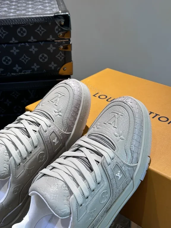 View 8 of Soft Luxury LV-Detail Sneakers: suede, textile, premium style