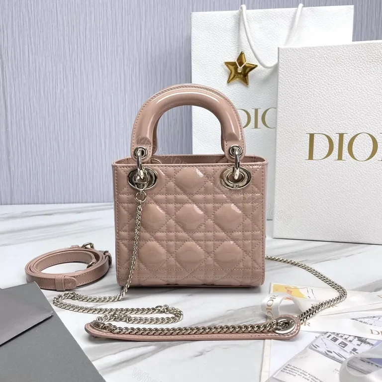 View 2 of Chic Quilted Mini Bag: Leather, Structured, Dior Charms