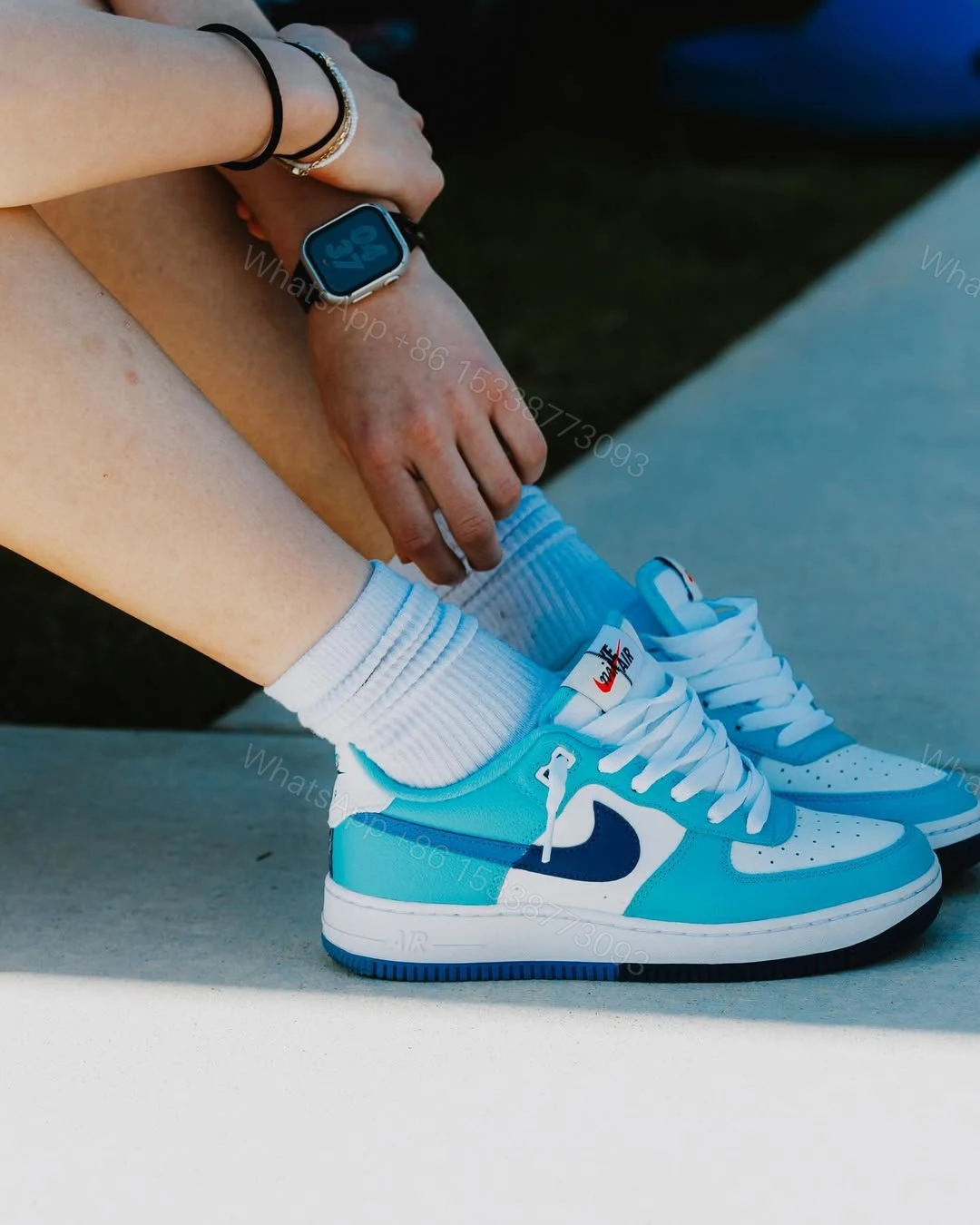 View 8 of FIRST COPY NIKE AIRFORCE SPLIT UNC FOR MEN
