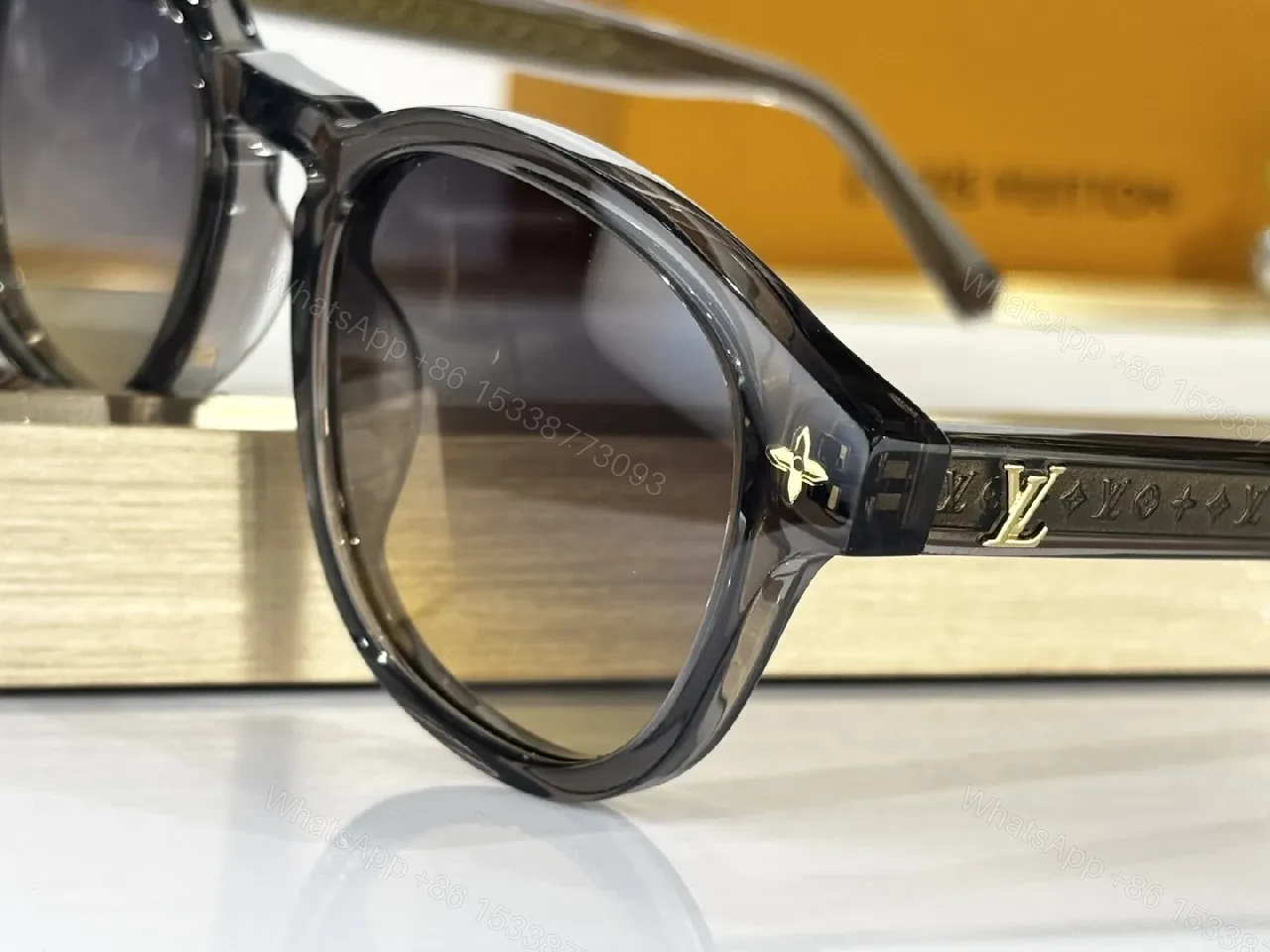 View 9 of Black Acetate Cat-Eye Sunglasses – Luxury-Style UV Lenses