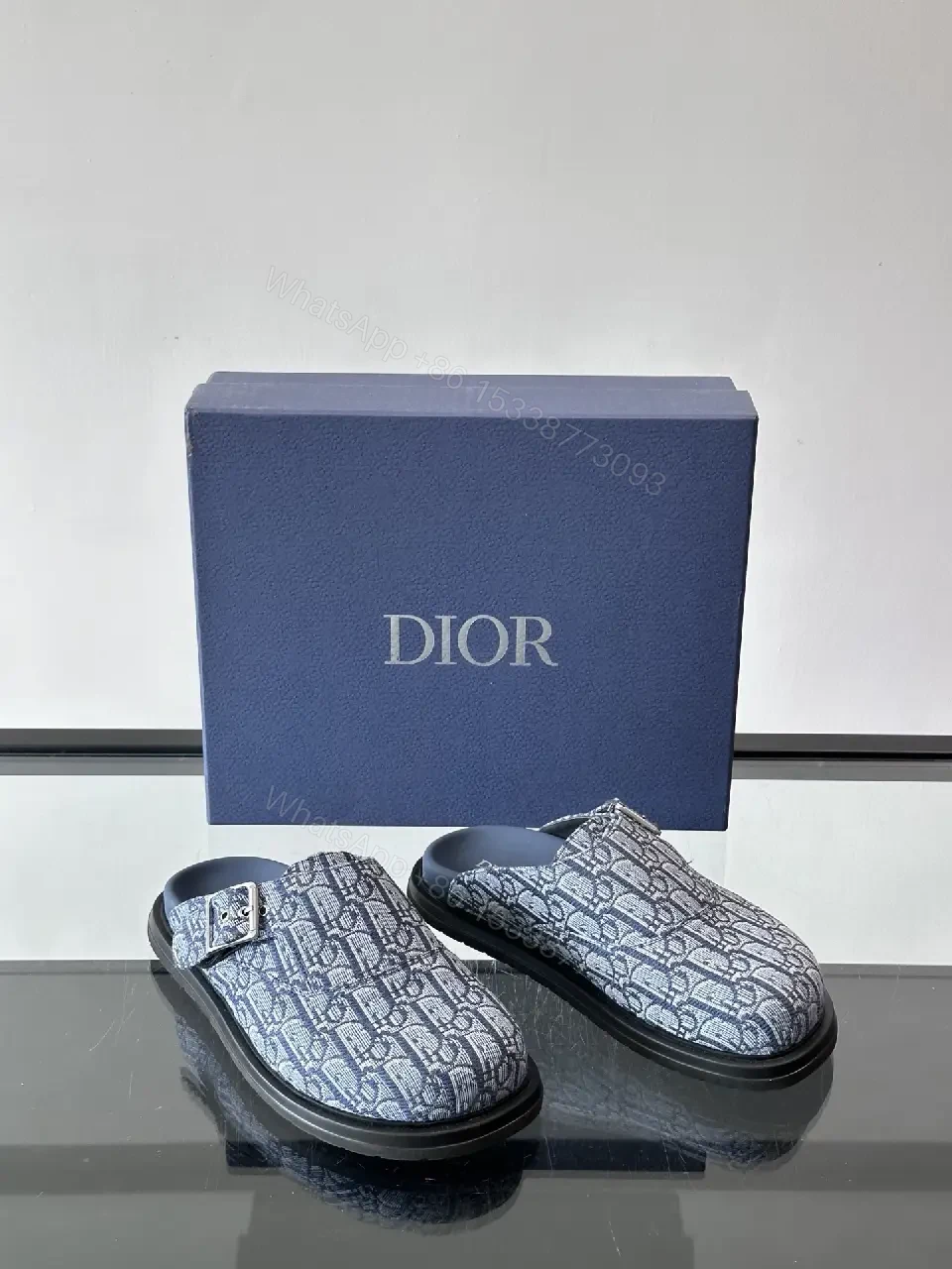 View 6 of Structured Patterned Slip-Ons with Signature Monogram Motif