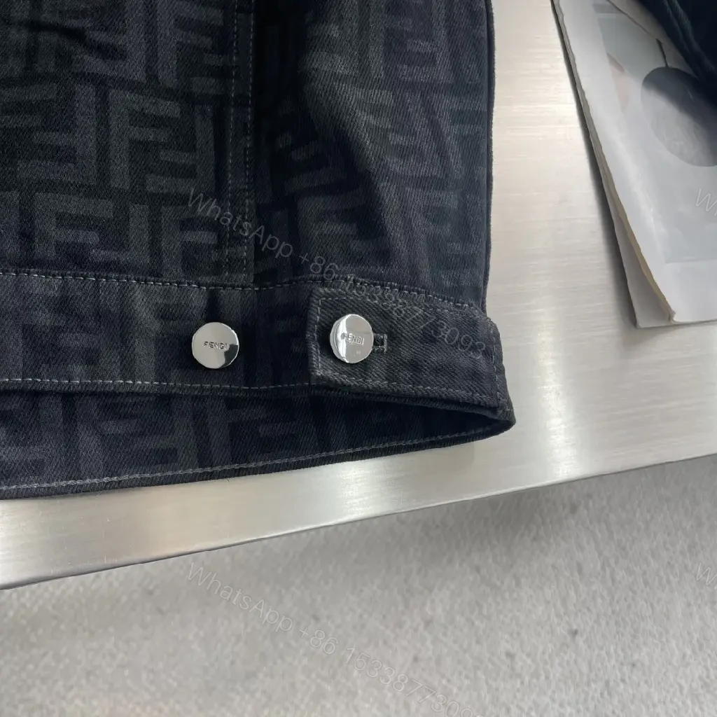 View 5 of Monogram Denim Jacket: Structured Luxury, Everyday Edge
