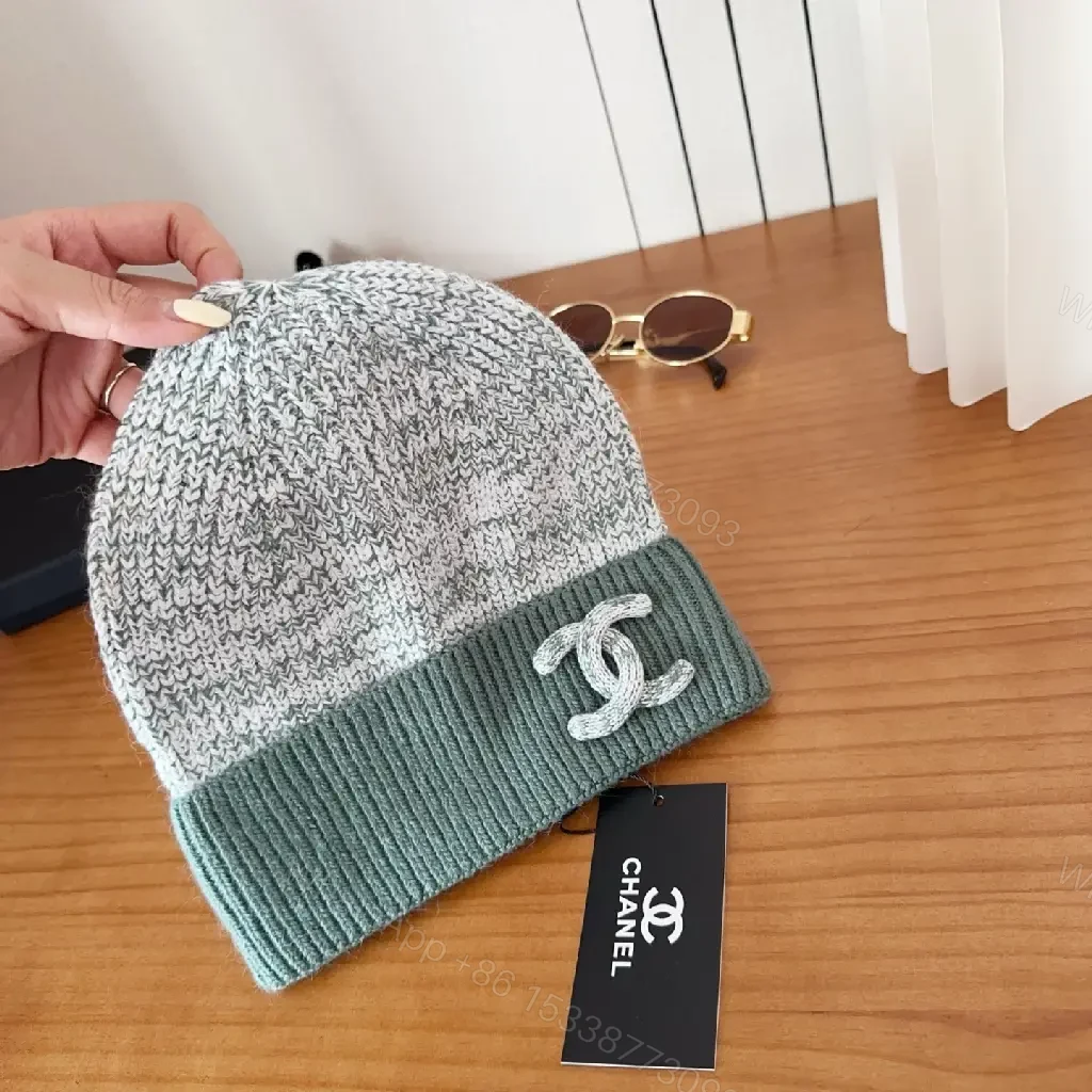 View 6 of Marled Knit Beanie: Luxe Texture, Subtle Chanel-Inspired Accent