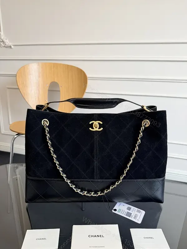 Quilted Velvet Satchel: Gold Hardware Luxury Bag — view 1