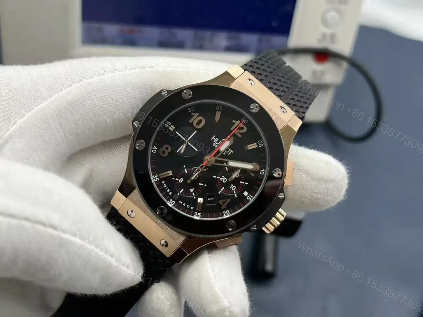 View 4 of Replica Hublot – Black Rose Gold Big Bang King
