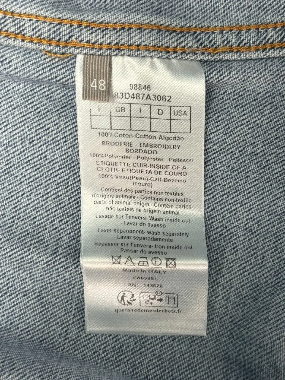 View 7 of Denim Jacket: Dior-Inspired Edge, Durable Comfort