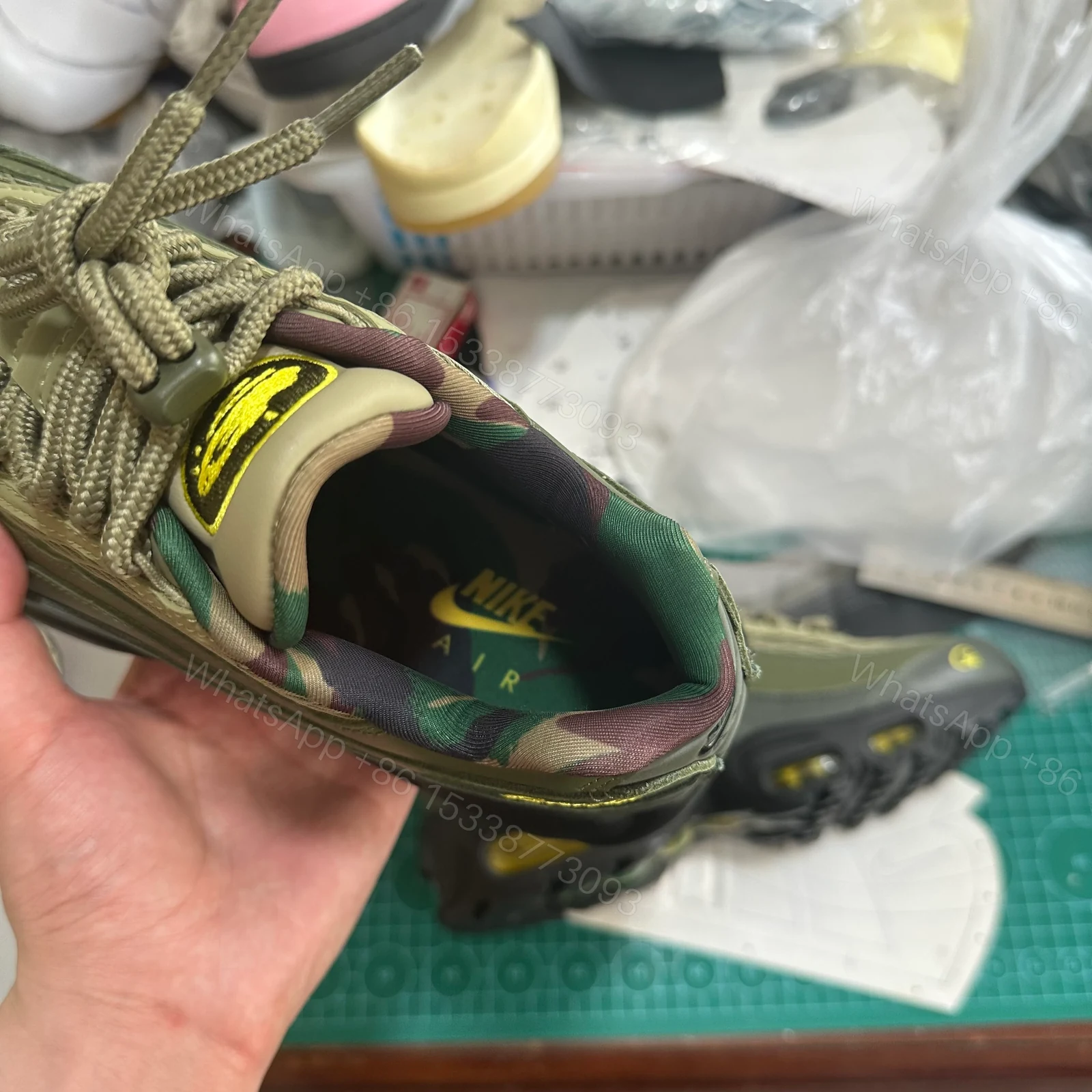 View 8 of Nike Air Max 95 SP Corteiz Gutta Green