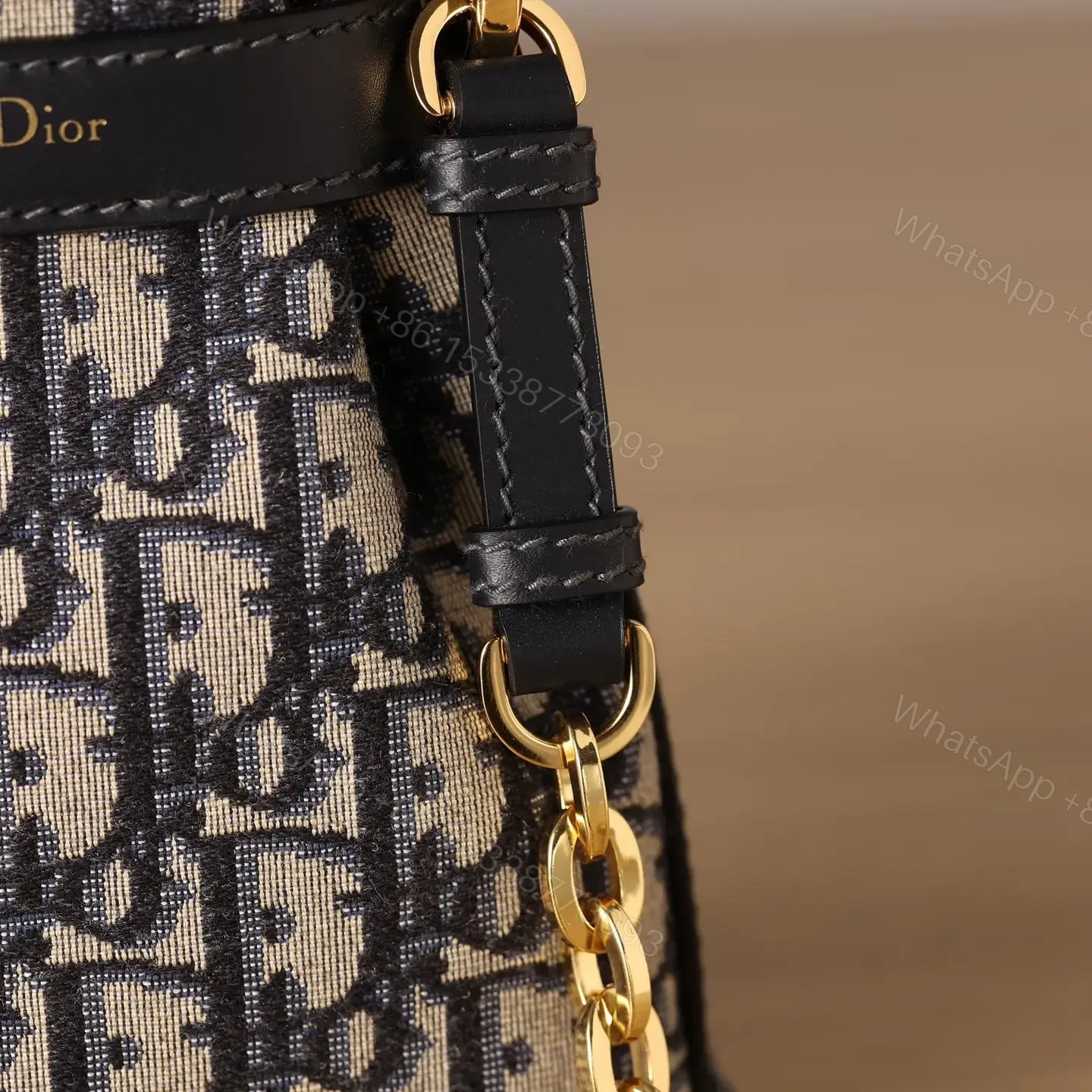 View 14 of 高仿Dior*Cest系列Oblique印花水桶包免檢版XS