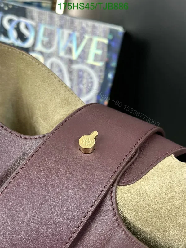 View 26 of Loewe Red Pebble Bucket Bag with Calfskin RA288