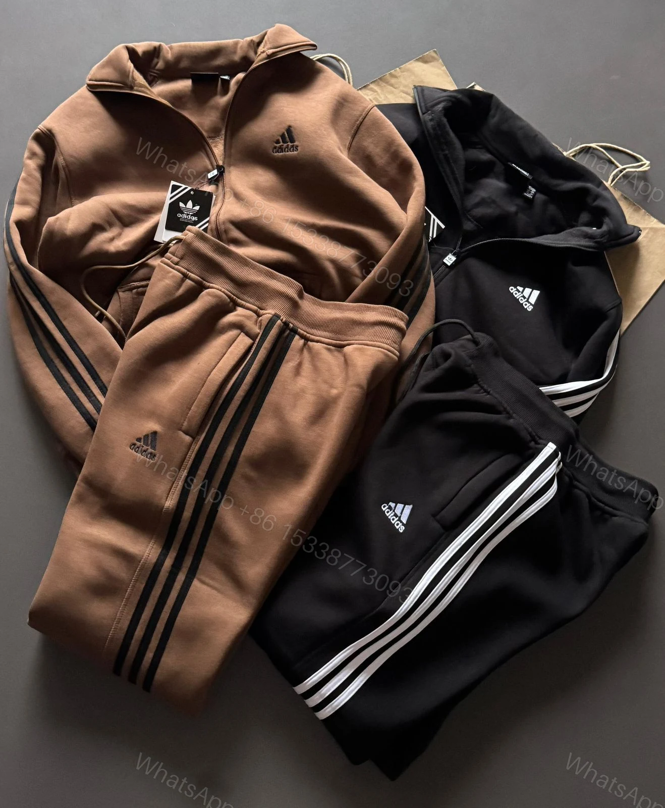 View 3 of FIRST COPY ADIDAS THREAD COTTON FLEECE TRACKSUIT