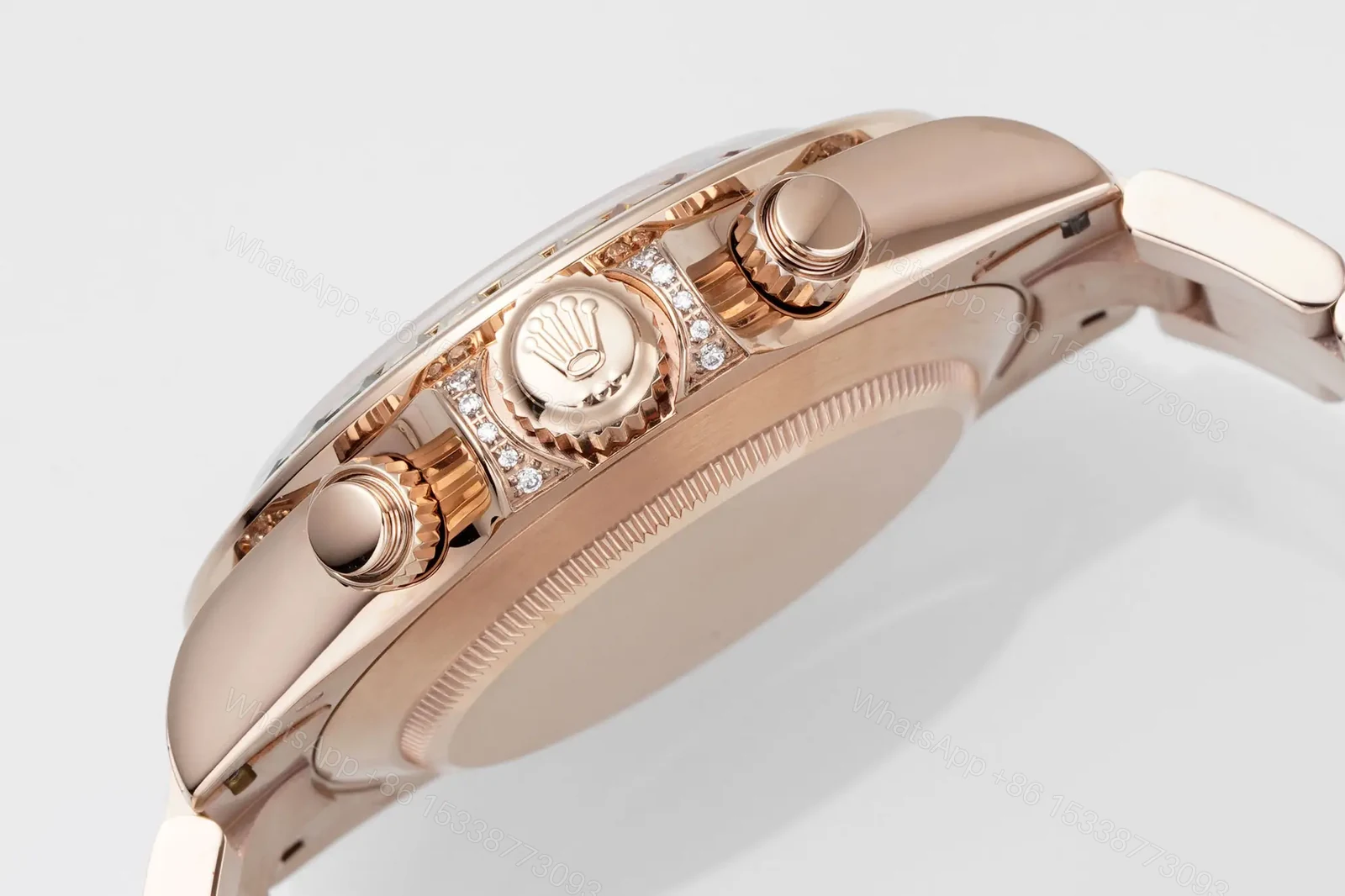 View 6 of Best Rolex Daytona Rainbow Rose Gold replica 40MM Oyster Bracelet Edition RG-DAYTONA-RAINBOW-ROSEGOLD-OYSTER-40