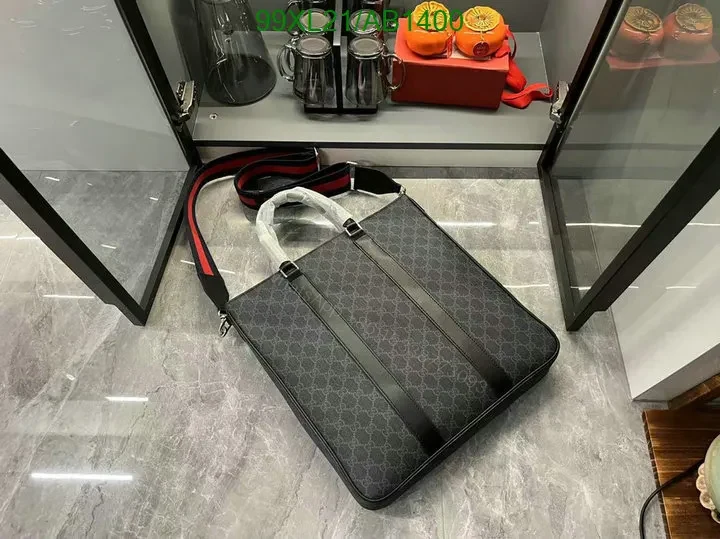 View 6 of Gucci Medium GG Tote Bag in Black Leather NQP987