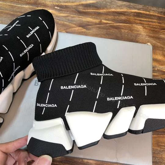 View 3 of BALENCIAGA SPEED 2.0 LOGO-PRINT SNEAKERS – BB152