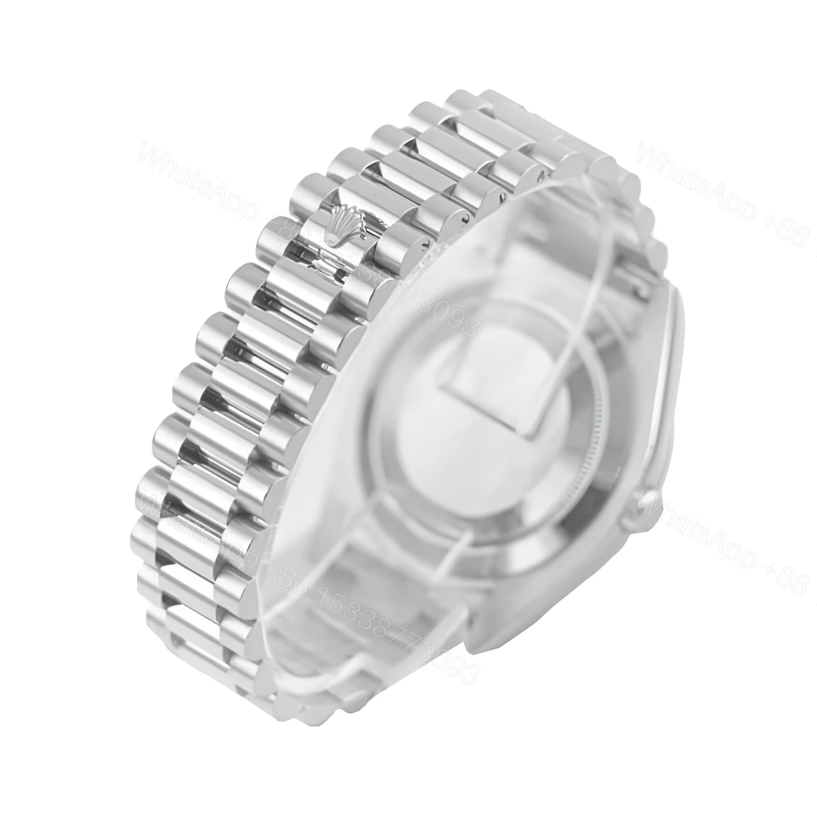 View 5 of Rolex Day-Date Platinum 228396TBR Ice Blue Baguette Index Replica