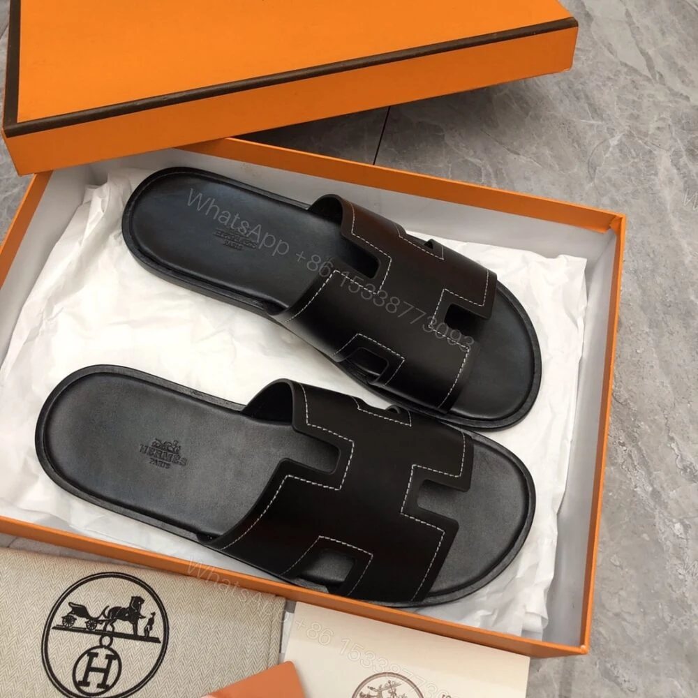 View 4 of Hermes Izmir Sandal Black