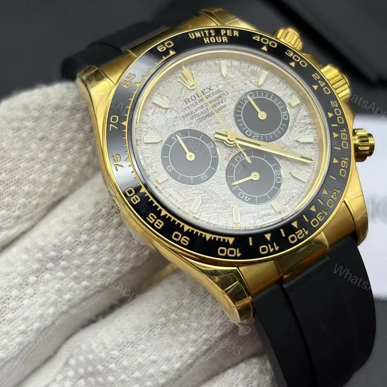 View 9 of Superclone Rolex Daytona 40 mm 126518LN Meteorite Dial