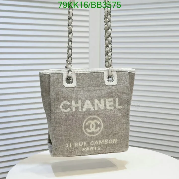 View 24 of Chanel Deauville Chain Black Tote Bag QL854 – Trendy and Functional