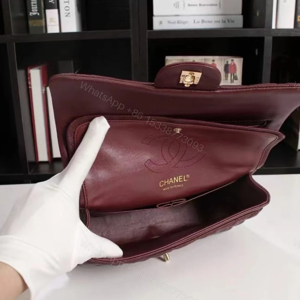 View 7 of Chanel Classic Handbag Red 25Cm