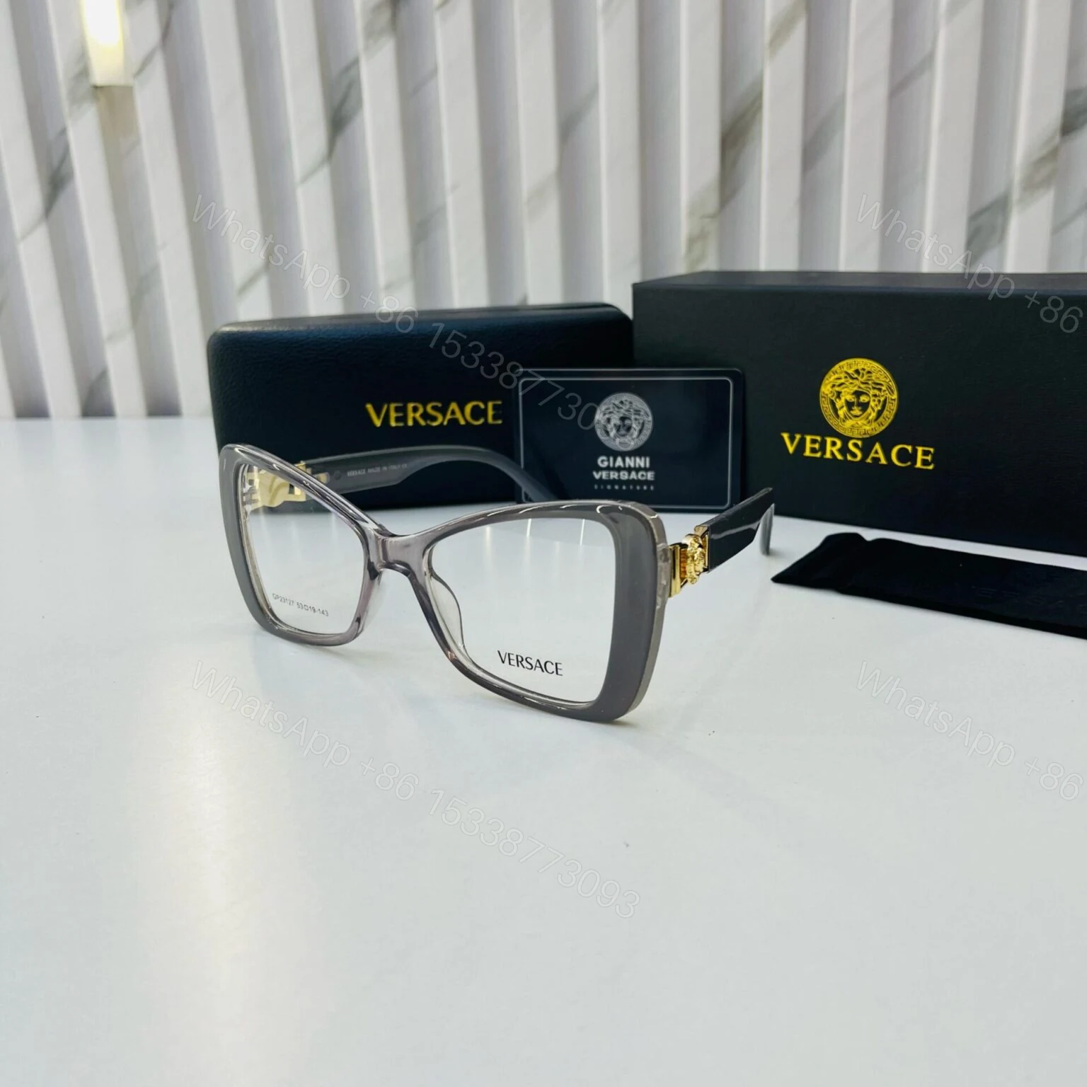Versace Eyeglass C08E03-16 UV Protection One Size — view 1