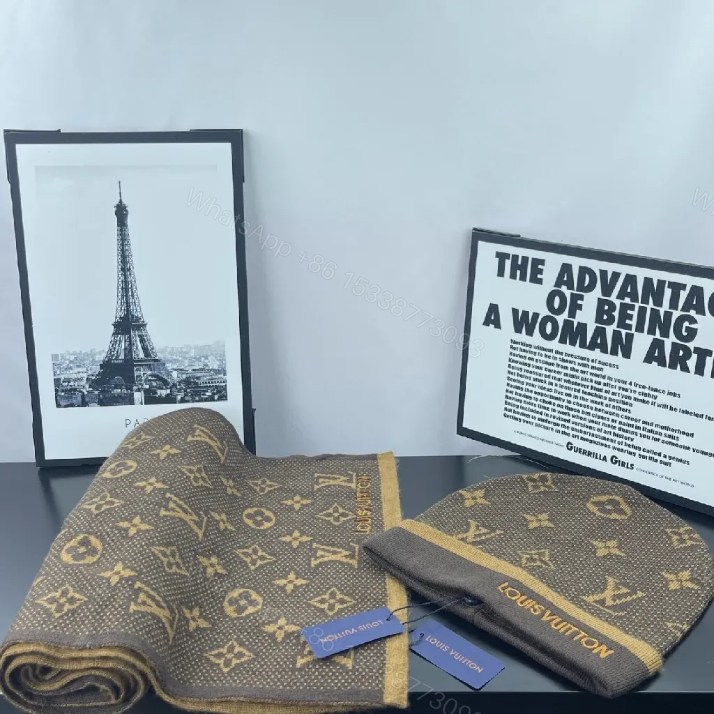View 8 of Monogram Luxe Scarf: Premium, Timeless, All-Season Comfort