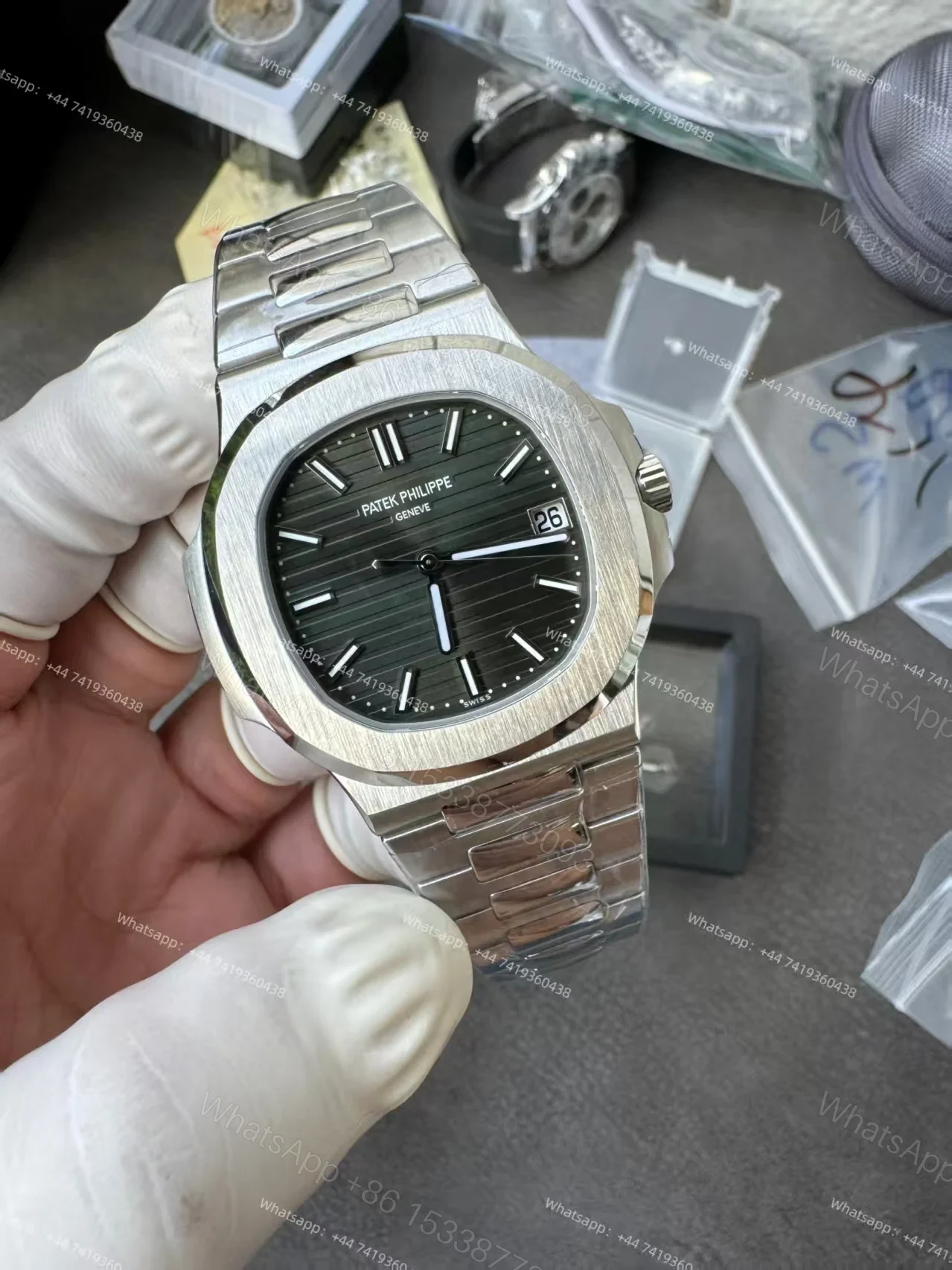 View 7 of Patek Philippe Super Clone Nautilus 5711 Green Dial 40MM