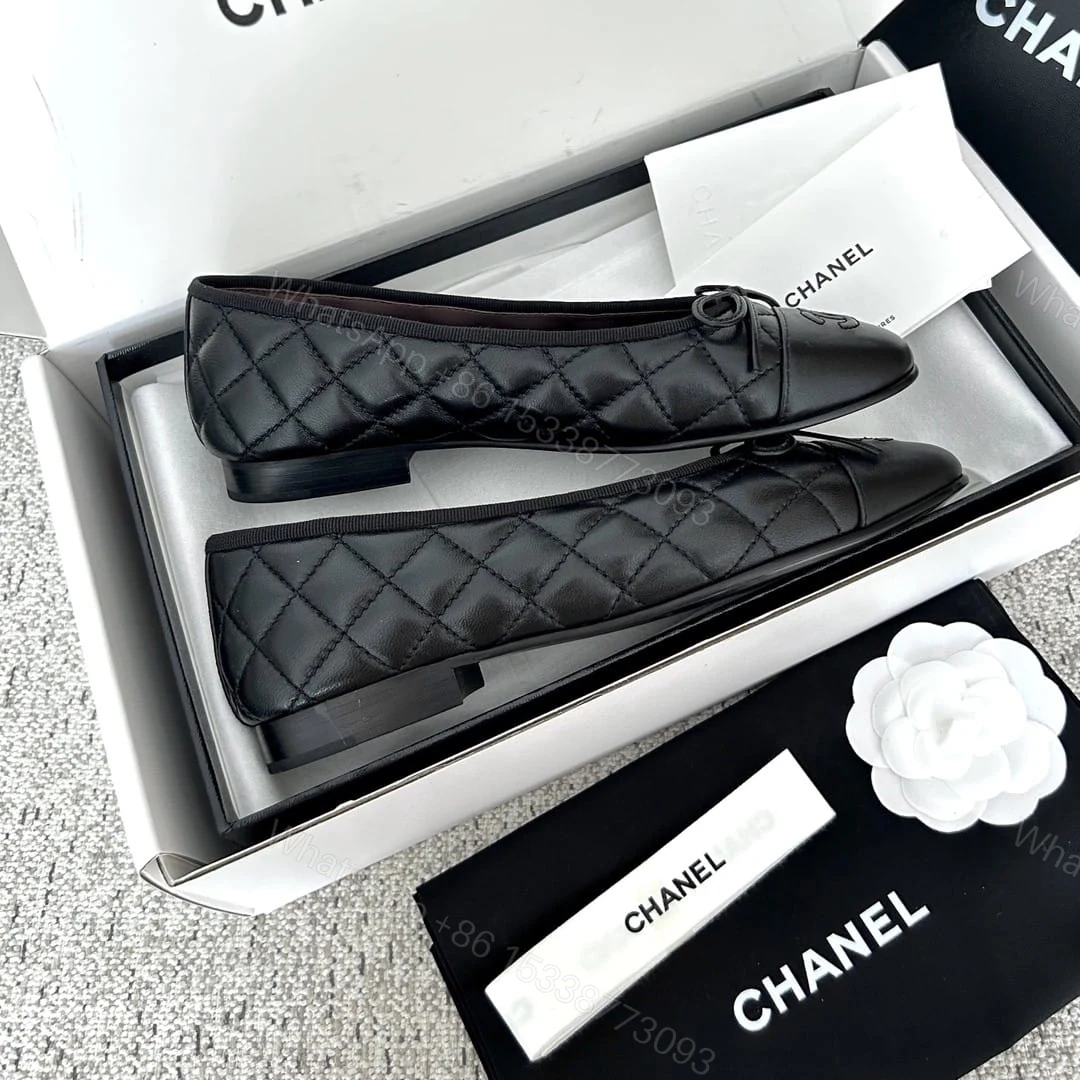 View 5 of Chanel Ballerina Flats Black G26250 X01725 94305