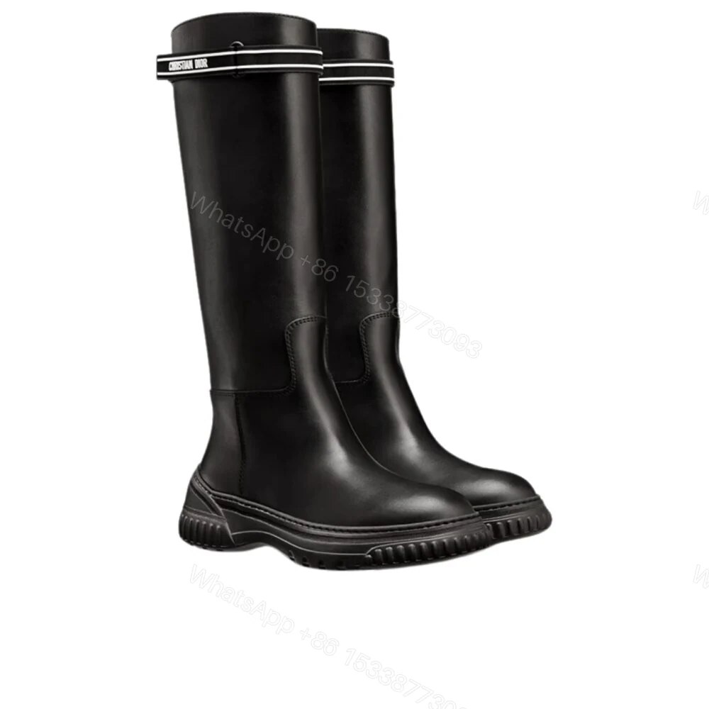 View 9 of DIOR D RACER BOOT CALFSKIN BLACK KDI781VEA S17X