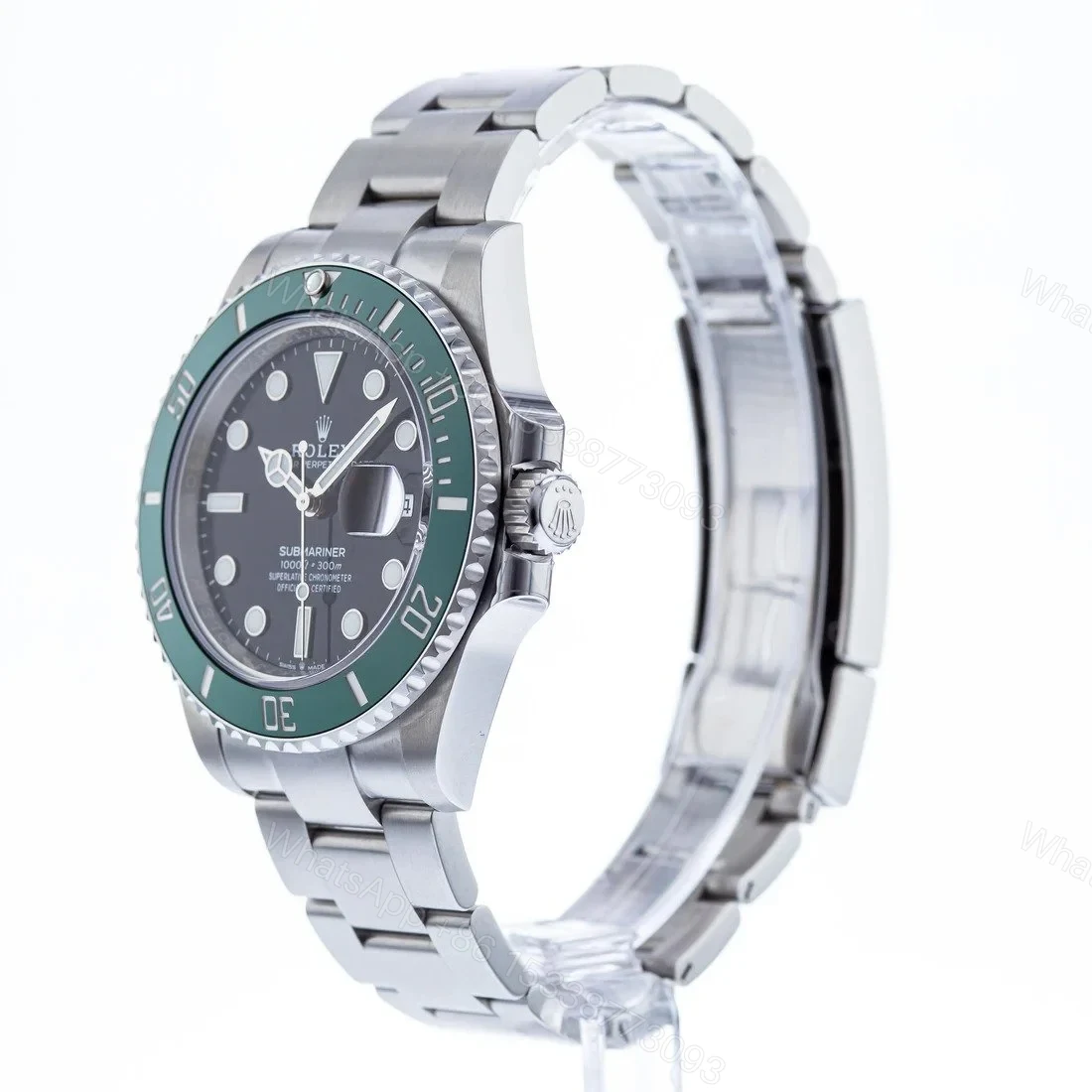 View 2 of Replica Rolex Submariner Black Dial 126610LV “Starbucks”