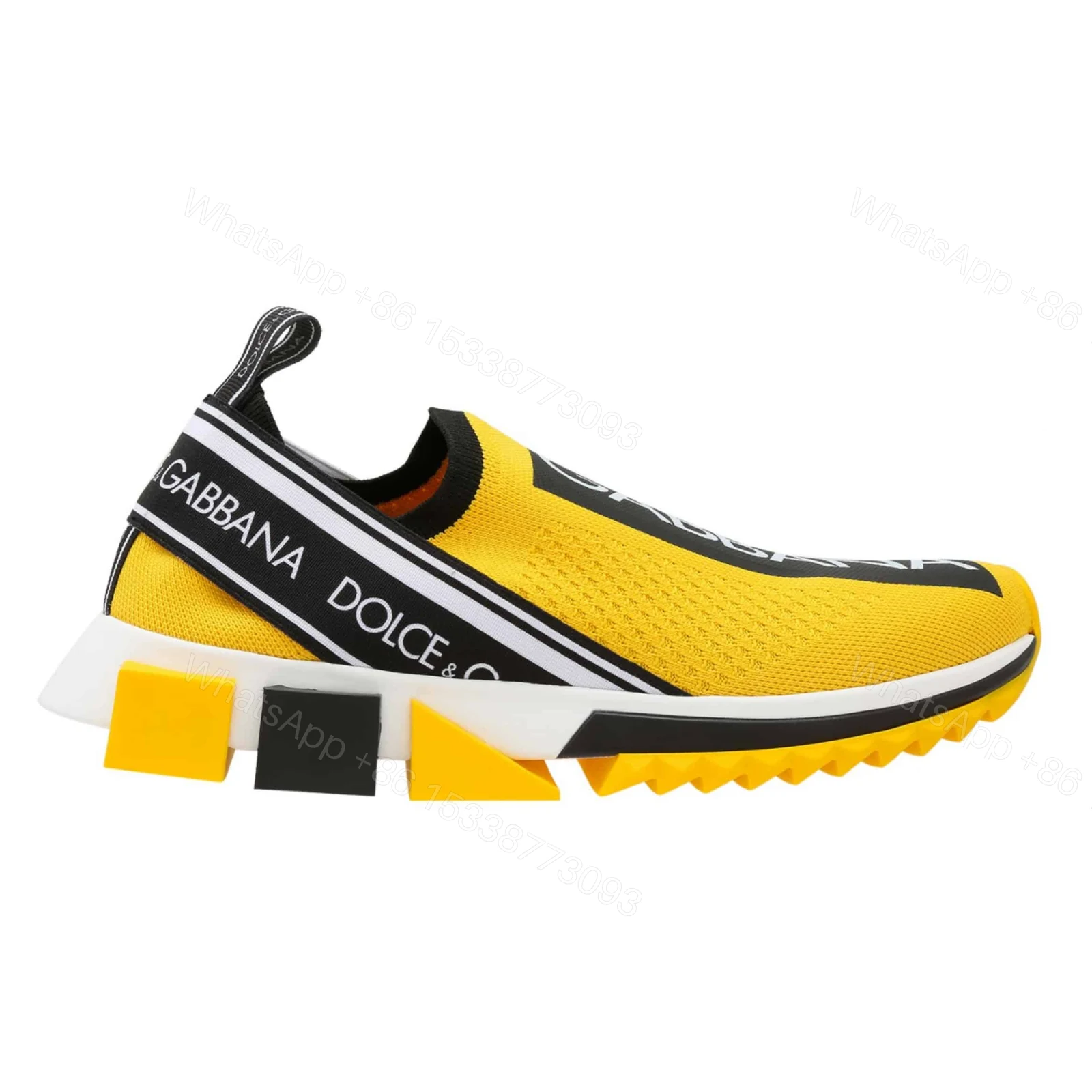 DOLCE & GABBANA STRETCH MESH SORRENTO SNEAKERS WITH LOGO – DG48 — view 1