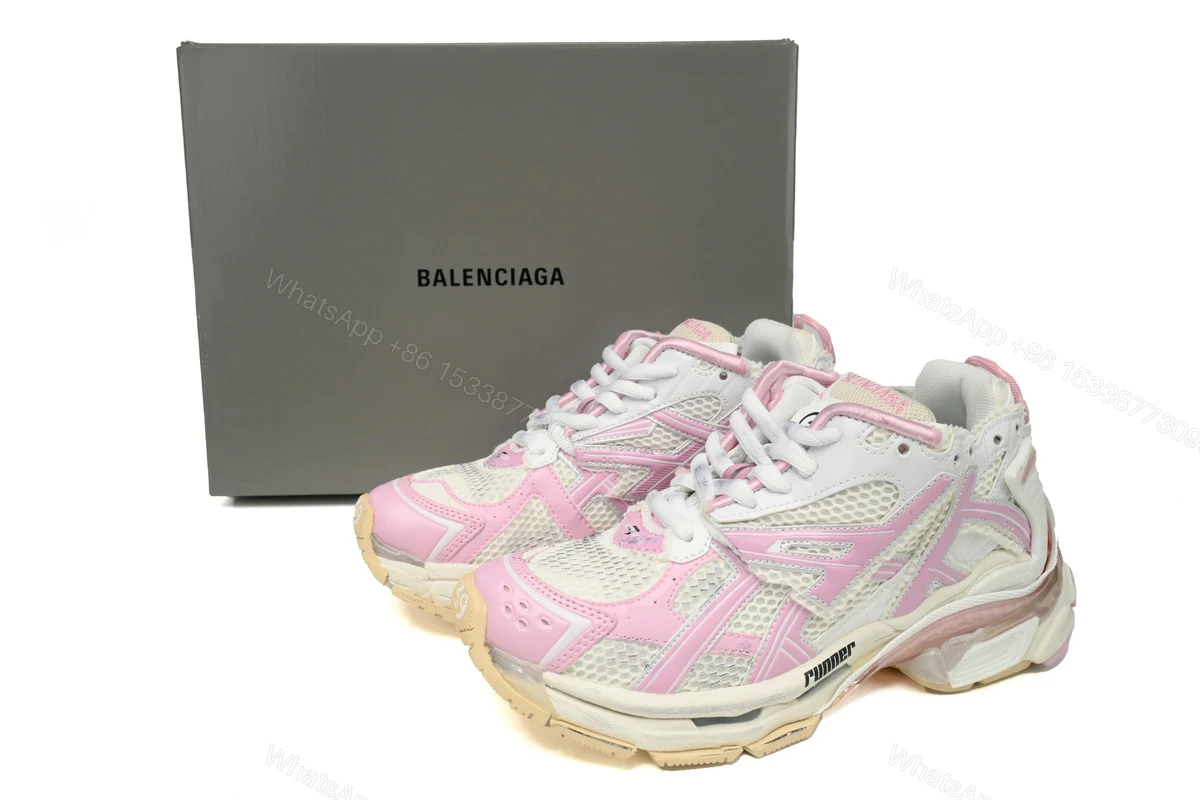 View 2 of Balenciaga Runner White Pink