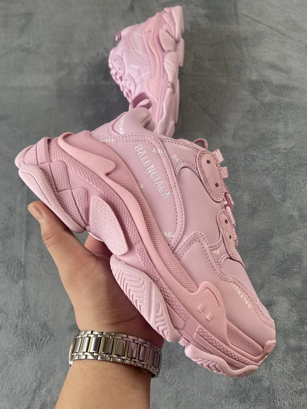 View 4 of Balenciaga Triple S Letter Pink 524039 W2FA1 5090