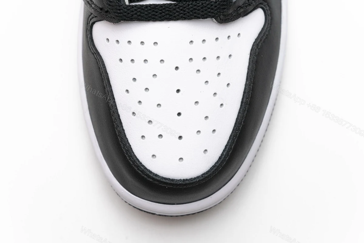 View 7 of Air Jordan 1 Retro High Black White (2014) 555088-010