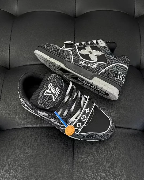 View 2 of Bold Monogram Luxe Sneakers: Signature Comfort High-Tops