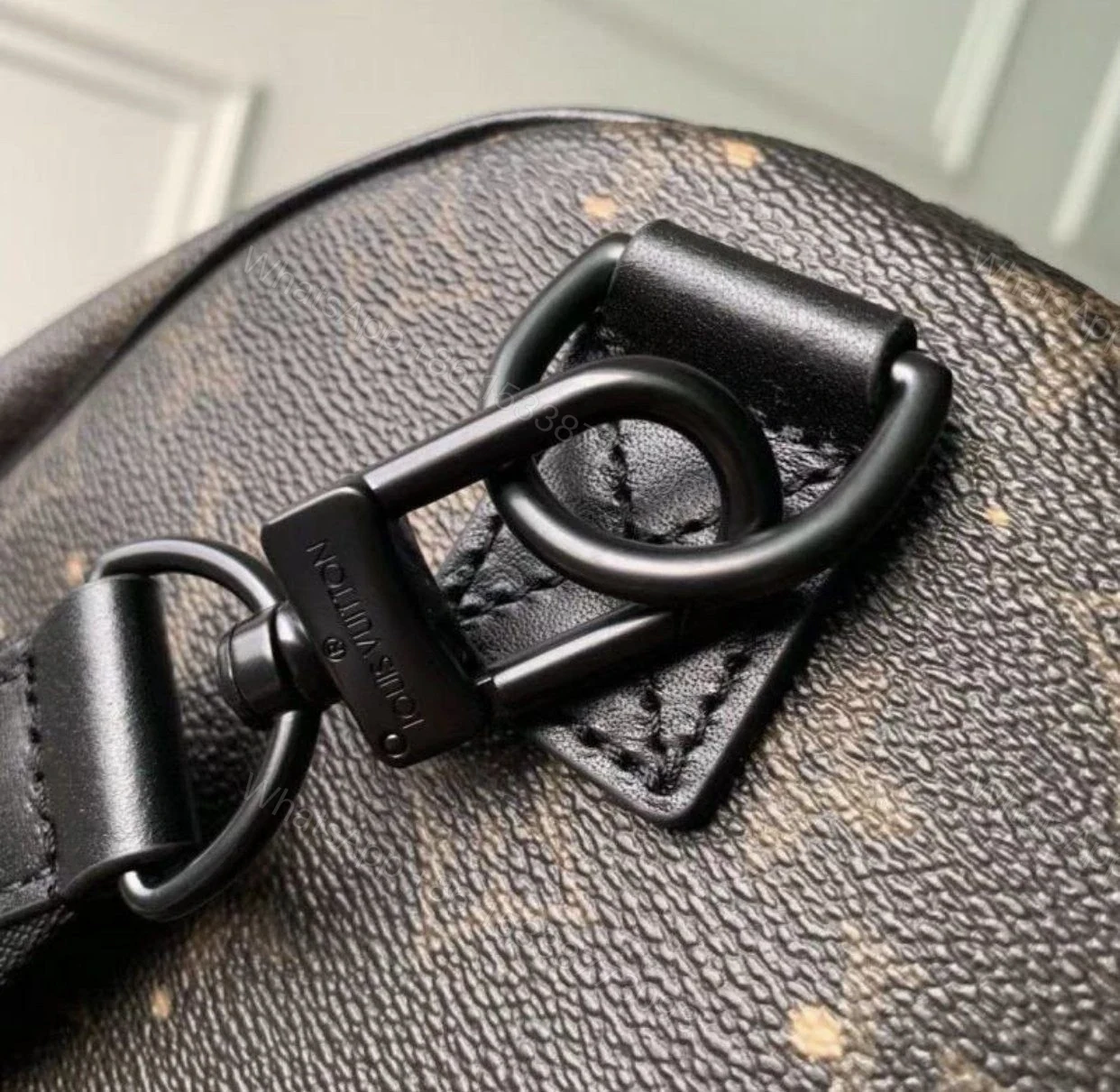View 7 of Replica 1:1 Clone Louis Vuitton Keepall Bandouliere Monogram Galaxy 50 Black Multicolor