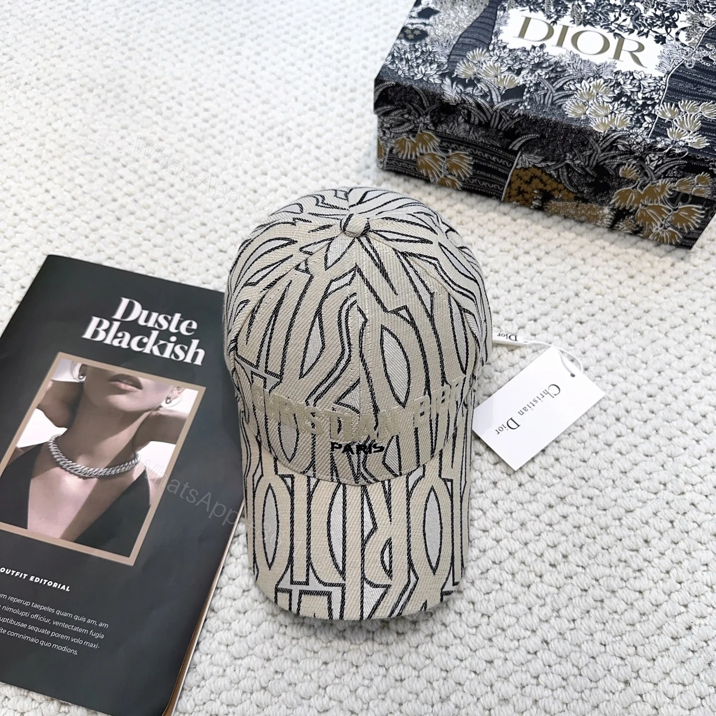 Dior一比一滿版字母提花棒球帽高端精品遮陽帽 — view 1