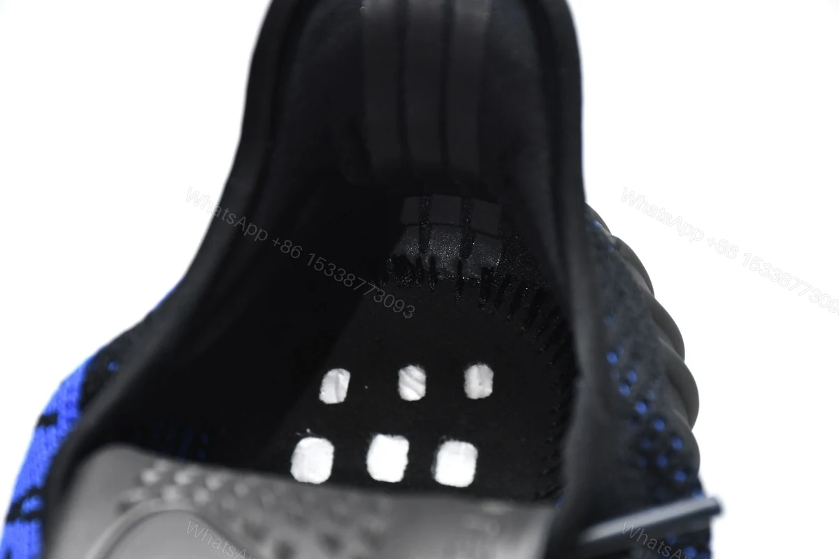 View 4 of adidas Yeezy Boost 350 V2 Black Blue Reps GY7164