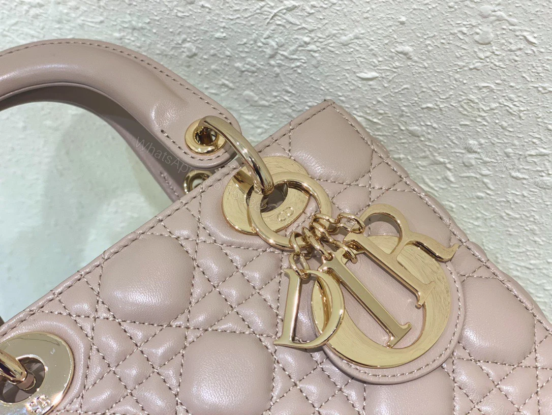 View 4 of Dior Lady Super Light Pink Handbag 20cm