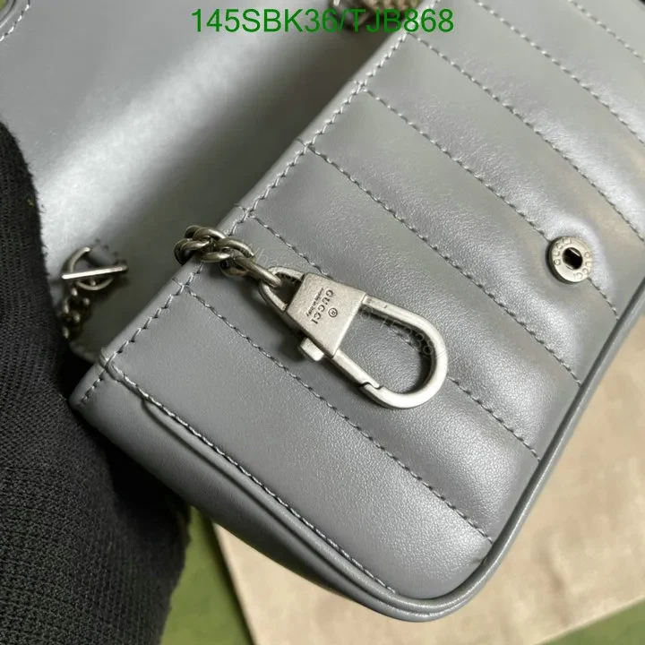 View 27 of Gucci Super Mini Bag in Blue Matelassé Chevron Leather with Silver-Toned Hardware 496474