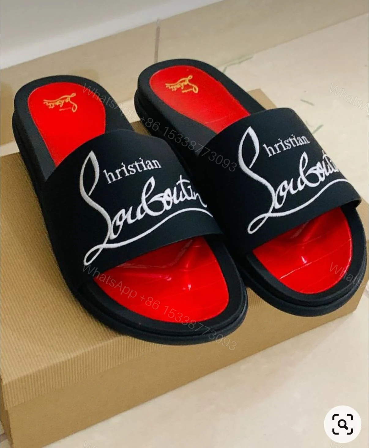 View 3 of FIRST COPY Christian Louboutin Slides