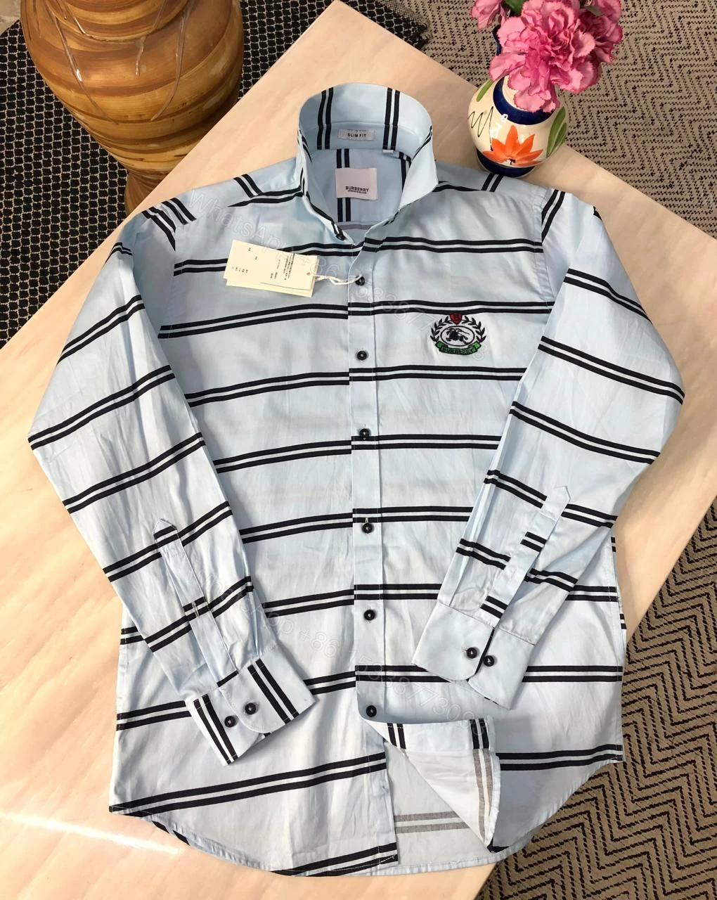 View 13 of First Copy Burberry Cotton Fabric Shirt